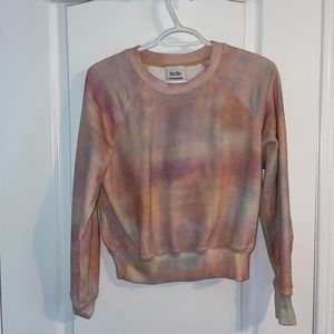 Aritzia Little Moon Tie Dye Crew Neck Sweater